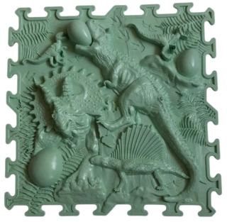 OrtoNature Masážní ortopedické podložky Dino rodina - tvrdé